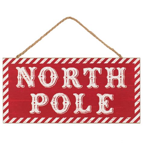 North Pole Sign Printable
